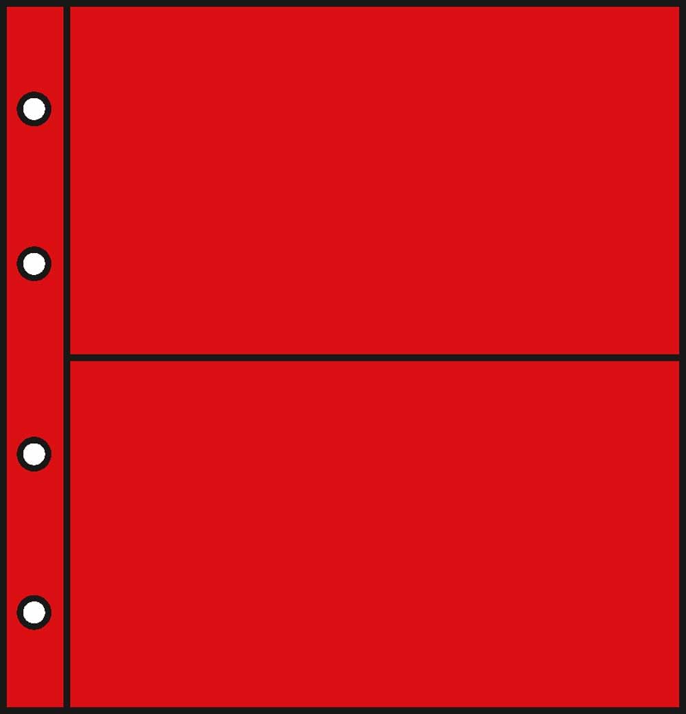 Prophila Collection 10 coin sheets BIGMIX - 1 each of all available coin sheets, with 10 red cardboard interleaves - Image 2