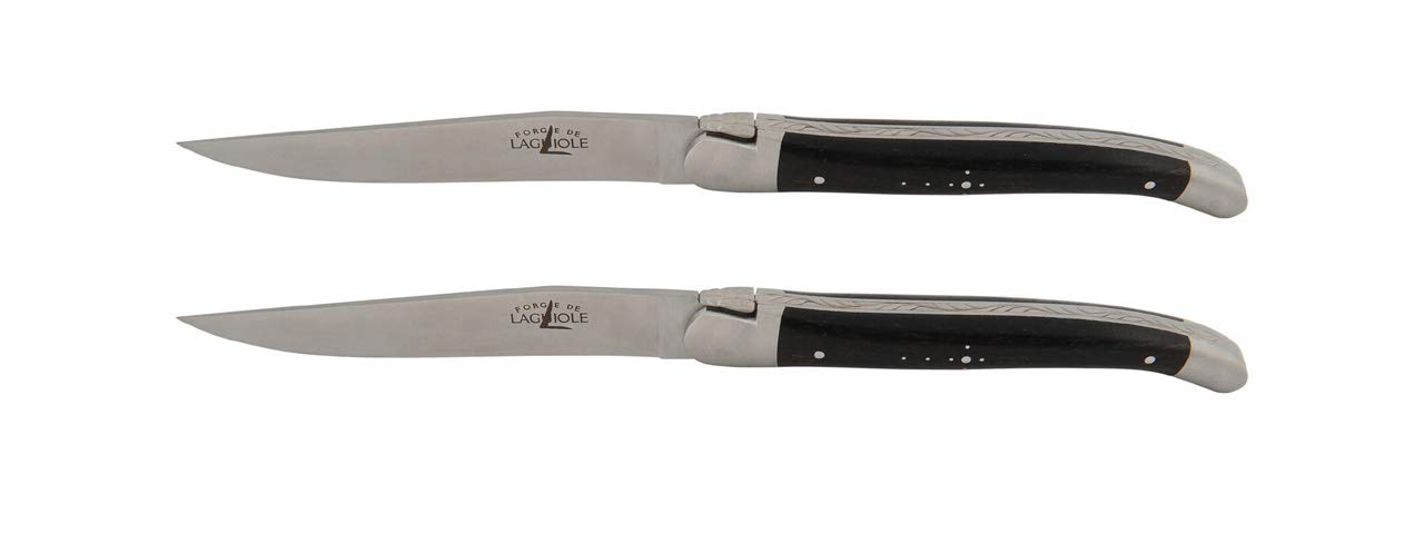 Forge De Laguiole couteaux en ébène pour sublimer vos dîners et repas gastronomiques