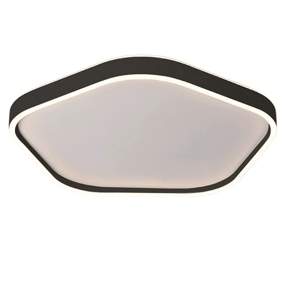 Plafonnier à gradation tricolore à LED géométrique en métal 40cm