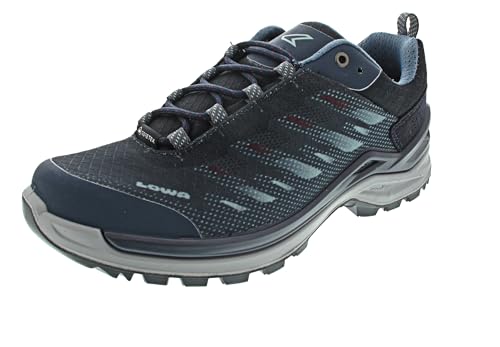 LOWA Ferrox GTX Lo Sportschuhe Damen Wanderschuhe Blau Freizeit, Schuhgröße:EUR 39 | UK 6