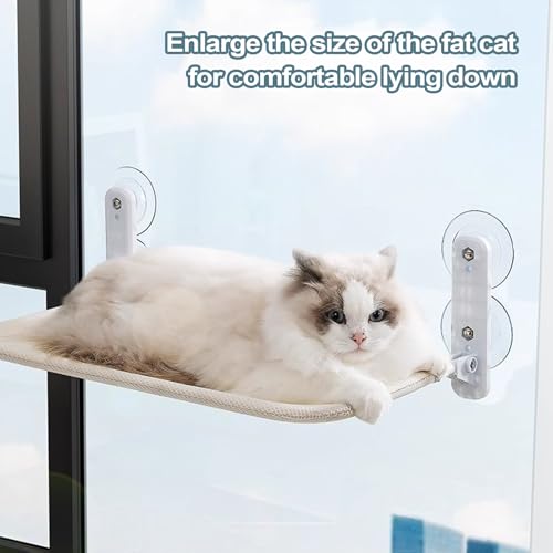 Rede Para Gatos Na Janela | Nicho De Janela Sem Cordas - Base Acolchoada Montável Para Ambientes Int