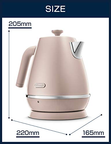 Tetera eléctrica DeLonghi KBIN1200J-PK 1L rosa 100V miniatura 6