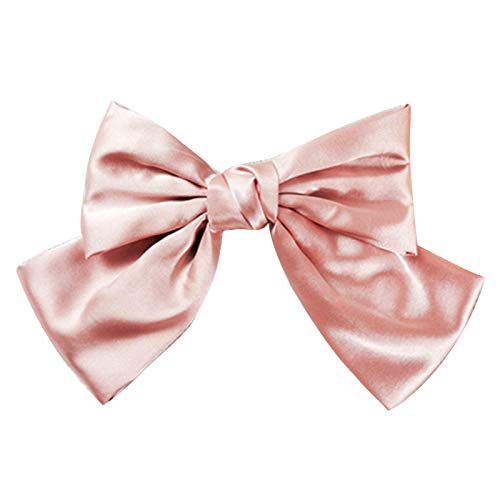 AchidistviQ Fermaglio per Capelli Grande Fermaglio per Capelli Bowknot Fermaglio per Capelli per Bambini Ragazze Adolescenti Donne Festa di Compleanno Accessori per Capelli Rosa