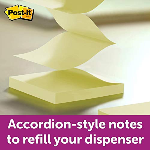 Post-it Pop-up Notes, 7,6 x 7,6 cm, 18 blocos, notas adesivas favoritas número 1 dos EUA, coleção Ja