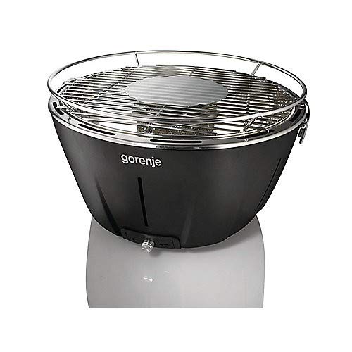 BarbyQ BY Holzkohle Tischgrill Graphit