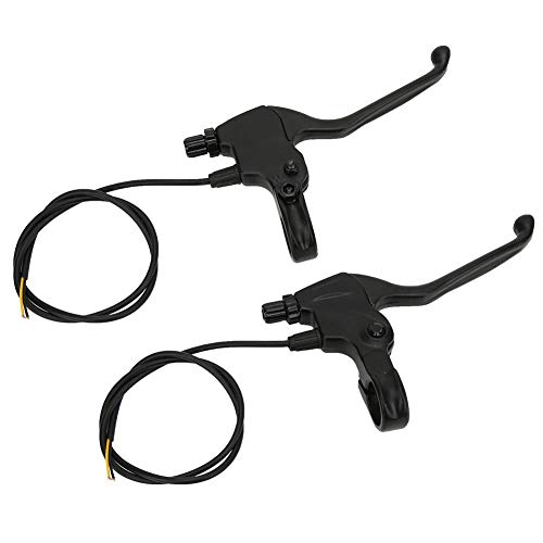 1Pair E Bike Brake Levers Aluminium Alloy Left Brake & Right Hand Brake Power Failure Hand Brake Lever For Electric Bike Scoooter #TOP7