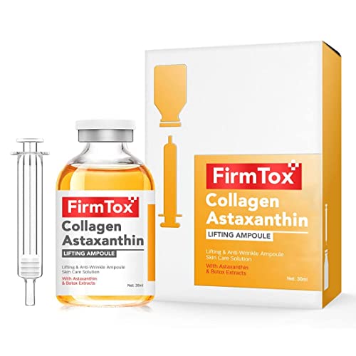 FirmTox Collagène Astaxanthine Lifting Ampoule Astaxanthine Sérum Collagène Sérum Visage Astaxanthine Collagène Gel Ampoule