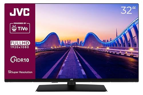 JVC Fernseher 32 Zoll Smart TV powered by TiVo (Full HD, HDR, Triple-Tuner, 6 Monate HD+ inkl.) LT-32VF5355