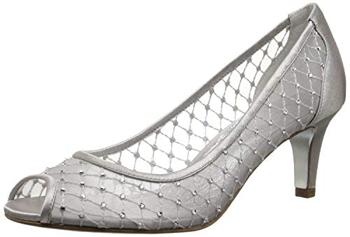 Adrianna Papell Jamie Evening Pumps Women's Shoes Silver Size 5.5