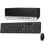 HP EliteDesk 705 G4 SFF Desktop Computer PC, AMD Quad Core Ryzen 5 Pro 2400G 3.6GHz, 16GB DDR4 RAM, 512GB SSD, WiFi, Bluetooth, Win 10 Pro (Renewed)