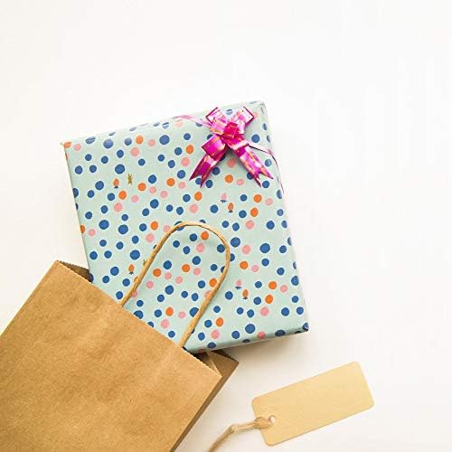 MARENT Pack of 20 Brown Kraft Paper Gift Bags with Twisted Handles | Ideal for Gifts, Party, Shopping, Packaging, Wedding | 32cm x 42cm x 12cm