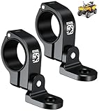 VAZESWIN 2 PCS ATV Whip Light Mounts, Aluminum Alloy Whip Flag Mounts, 360° Rotating Adjustable Light Bar Mounting Brackets for ATV UTV Motorcycle 0.875'/1'/1.125'/1.26'/1.375' Handlebar Roll Bars