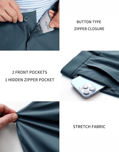 Image of M MAELREG Golf Pants Men Quick Dry - 30 inch /32 inch /34 inch Stretch Lightweight 5 Pockets Water-Resistant Casual Mens Dress Pants