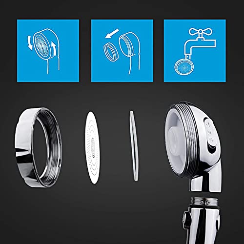 Kaiying HKTHX01 Chrome High Pressure Handheld Shower Head thumb #4