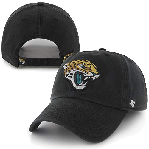 Casquette Jaguars de Jacksonville 47 Clean Up noire - Taille réglable unisexe