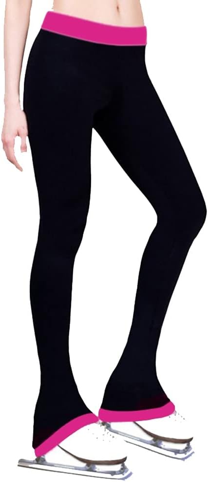 Figure Skating Practice Pants Skating Training Wear Water Proof Plus Velvet Adult Flash Drilling Competition (Color : 5, Size : Large)