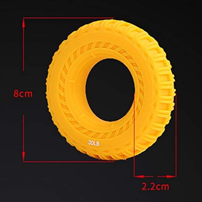 Grip Strengtheners, Forearm Ring Hand Exercisers, Silicone Squeezer Gripper, for Muscle Strengthening Training Tool (Color : Pack of 2, Size : 50LB) (Pack of 2 80LB)