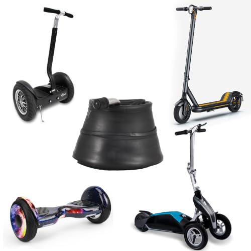 Image of 10x2.50 10 inch Inner Tube Thickened with Repair Kit for 10 Inch Smart Electric Scooter fit 36v 48v 400w 500w 800w Hub Motor 90 TR87 Angled Stem, NOT 2.50-10