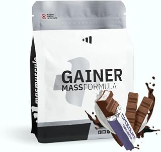 MASmusculo - Gainer Mass Formula - 3 Kg - Chocolate con Leche - Aumenta Masa Muscular - Proteína Suero de Leche y Caseína Micelar - L-Glutamina Kyowa