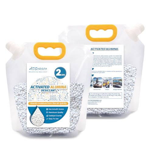 2 LBS Activated Alumina Desiccant High-Efficiency 3D Printer Desiccant for Filament Drying Activated Alumina Moisture Absorber for Storage & Dehumidifiers
