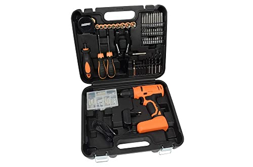 Taladro inalámbrico de 8 voltios con set de 55 piezas miniatura 2