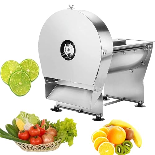 Máquina eléctrica cortadora de verduras ajustable acero inoxidable