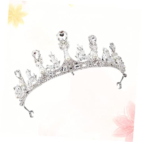 Corona de princesa para novia con pedrería fina de boda 2