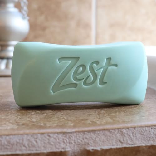 Image of Zest Bar Soap - Enriched with Vitamin E - Moisturizing Body Soap - Gentle Soap - Paraben-Free Soap Bar - Suitable for All Skin Types - Aqua - 16 Pc