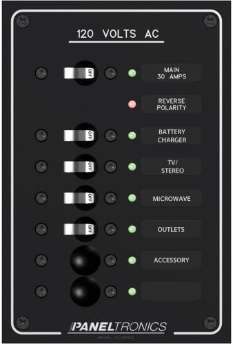 Paneltronics Standard Ac 6position Breaker Panel & Main