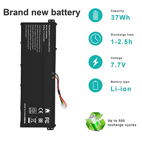 Image of ASUNCELL AP16M5J Laptop Battery for Acer Aspire A114-31 A314-31 A315-21 A315-51 A515-51 ES1-523-24CW ES1-523-20DG 2ICP4 /80 /104