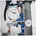GLEAVI 6sheets Pressure Identification Labels Color-coded Pressure Gauge Stickers Decals for Industrial Use