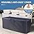 PAIQIAN 7 Piece Sectional Sofa Set Outdoor, Rattan Patio Furniture Set, Outdoor Sectional Furniture, Rattan Chairs Glass Table Wicker Conversation Seating Sectional Sofa with Cushions (Gray Beige)