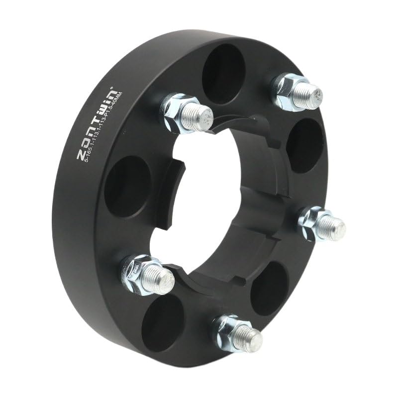 OMP Speed Jeu 2 Élargisseurs Voie 20mm - PCD 5x112 CB 66.5 - Entretoises Roue Aluminium Noir