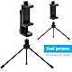 AFAITH Handy Stativ Adapter, Universal Smartphone Mount Adapter Halter + Bluetooth Auslöser Fernbedienung für iPhone 16/16 Pro/15/15 Pro/14/14 Pro/13/13 Pro/12 Mini/12 Pro