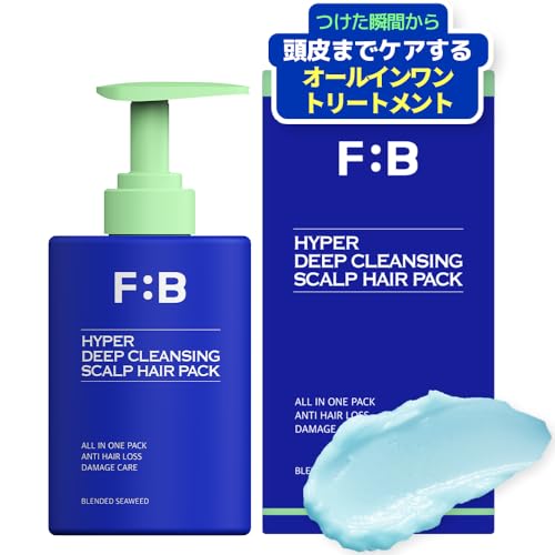 FORBEAUT �n�C�p�[�f�B�[�v�N�����W���O����w�A�p�b�N 480ml�E�w�A�P�A�E����P�A�E�����u�Ԃ��甯�̎����P�A�E�_���[�W�P�A�EHYPER DEEP CLEANSING SCALP HAIR PACK 480ml