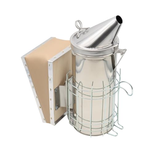 Dadant Smoker XL für Imker aus Edelstahl (Original) Robuster Bienen Smoker mit Schutzgitter & Blasebalg für effektive Rauchentwicklung Dadant Smoker XL für Imker aus Edelstahl (Original) Robuster Bienen Smoker mit Schutzgitter & Blasebalg für effektive Rauchentwicklung