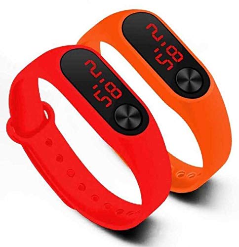 sba prime Silicone LED Digital Good Looking Combo Watch for Boys & Girls(Multicolored) (B07R4FWPB3) Amazon Price History, Amazon Price Tracker