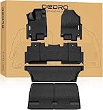 OEDRO Upgraded Floor Mats Fit for 2026 2025-2018 Honda Odyssey Mini Passenger Van, All Weather TPE Car Floor Liners, Tailored Fit Odyssey Interior Accessories, 1st and 2nd 3rd Row with Cargo Liner