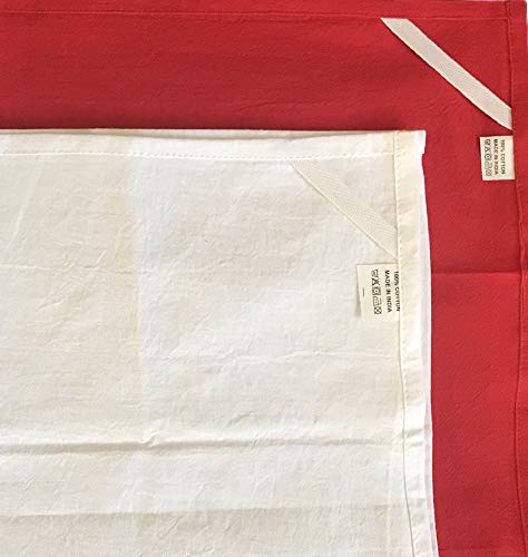 Kitchen Towels Set, Funny Dish Towels, I Love You from My Head Tomatoes, Flour Sack Towels, Set of Two White and Red, Farmhouse Decor, Cute Housewarming Gift, Fun Present for Christmas or Birthday