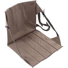 Portable Stadium Seat Cushion Folding Stadium Chair Bleacher Bench Cushion with Backrest, Foldable Camping Seat Lightweight Padded Seat Camp Chair