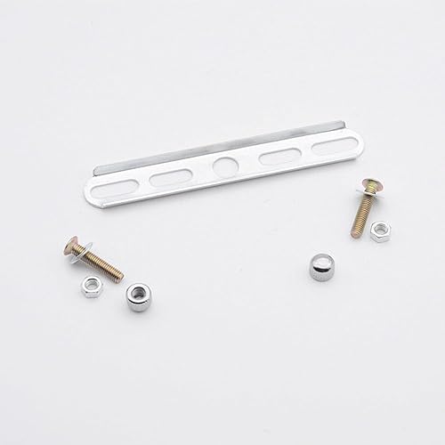 Miniatura 4 de UtySty Juego de 4 toldos de luz Barra de soporte de montaje con tornillos Tuercas para la cubierta de la placa de iluminación, accesorio de toldo de
