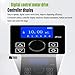 Digital Bottle Top Dispenser, Electronic Lab Liquid Bottletop Titrator with LCD Diaplay, 0.01-99ml Continuous Pipetting, Electronic Lab Reagent Reagent Dispensing Machine for Industrial