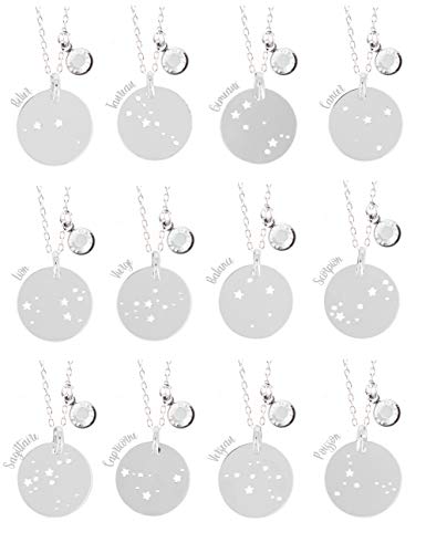 Collier médaille Constellation Capricorne Argent 925 anti-ternissement durable - 2