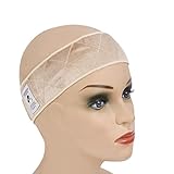 YANTAISIYU 1 Piece Wig Grip Headband Non-slip Scarf Adjustable Wig Grip Band for Women Wigs (Beige)