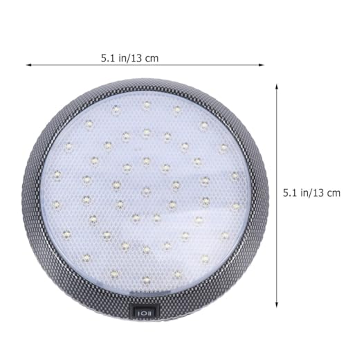Luces LED redondas de techo evitan la oscuridad interior con su plástico resistente para coche 2