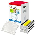 Double Dragon Replacement for Canon Selphy CP1300 KP-108IN Ink and Photo Paper Set | for CP Printer CP1500 CP1300 CP1200 CP1000, 3115B001(AA), 3 Color Ink Cassette + 108 Sheet Paper 100 x 148mm