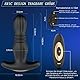 Anal Vibratoren mit Stoßfunktion Analvibrator mit 7 Vibrationsmodi 7 Schubmodi mit Fernbedienung Analplug Buttplug Anal Butt Plug Prostata Stimulator Sextoy Sexspielzeug für Männer Frauen Paare