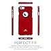 GOOSPERY Pearl Jelly for Apple iPhone 6S Case (2015) iPhone 6 Case (2014) Slim Thin Rubber Case (Red)