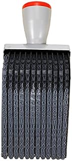 Multipurpose 12 Digit Alphabet Rolling Rubber Stamp English Letter Number Emboss DIY Scrapbooking Stationery