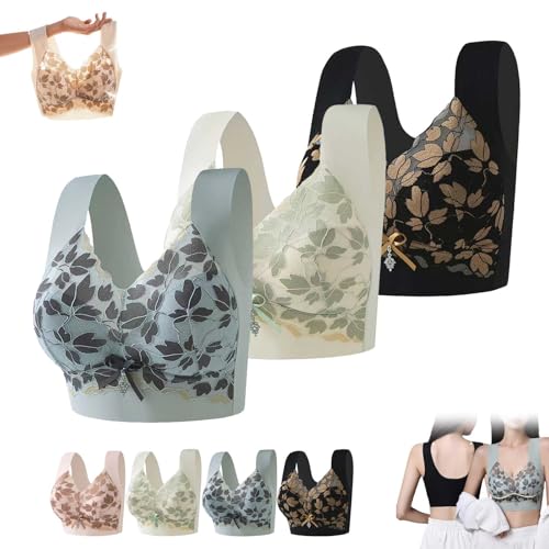 Inceintive Bras, Summer Bra - Versatile Comfy Lift & Flex Wireless Bra, Senobra Bras for Women